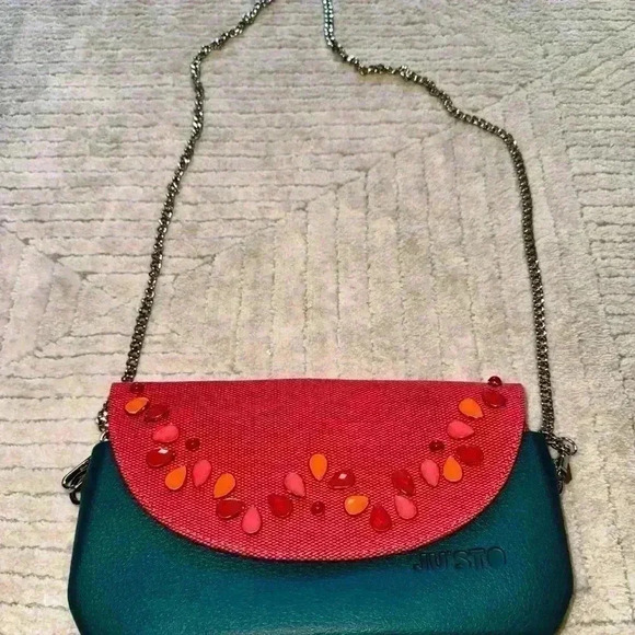 Ju’Sto Justo J-POSH Clutch Bag Body Bag NEW. Made In ITALY - Picture 6 of 6